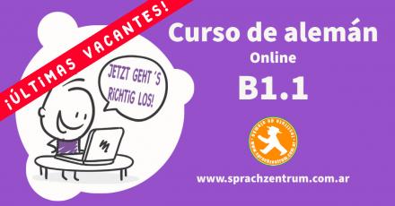 Curso extensivo de alemán online B1.1